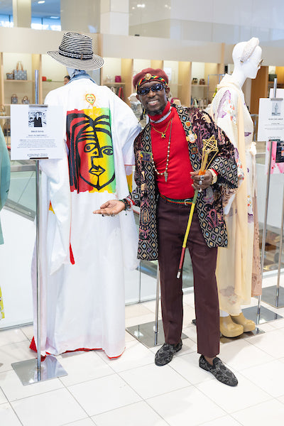 "Rastacasso" Reimagined Vintage Kimono - Kimono Zulu Artist Collaboration with DonRasta Rseenal